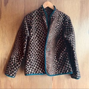 Trimdin REVERSIBLE Copper Textured Pattern Jacket